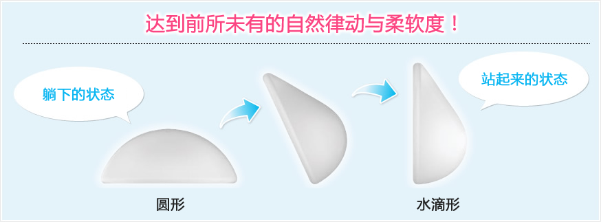 今までよりも更に自然な動きと柔らかさを実現!