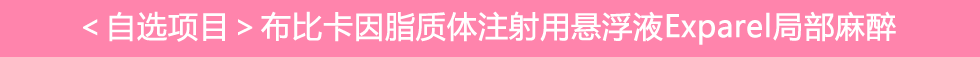 エクスパレル麻酔<OPTION>